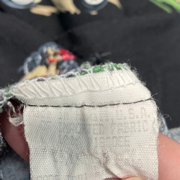 Harley Davidson Tori Richard Hawaiian Shirt Mens Medium Loop Collar Hula Biker - Picture 5 of 14